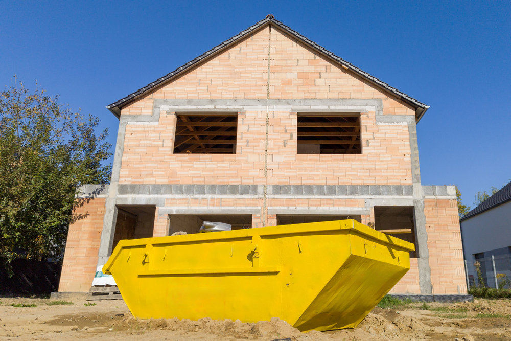 contenedor escombros de obra corredor del henares